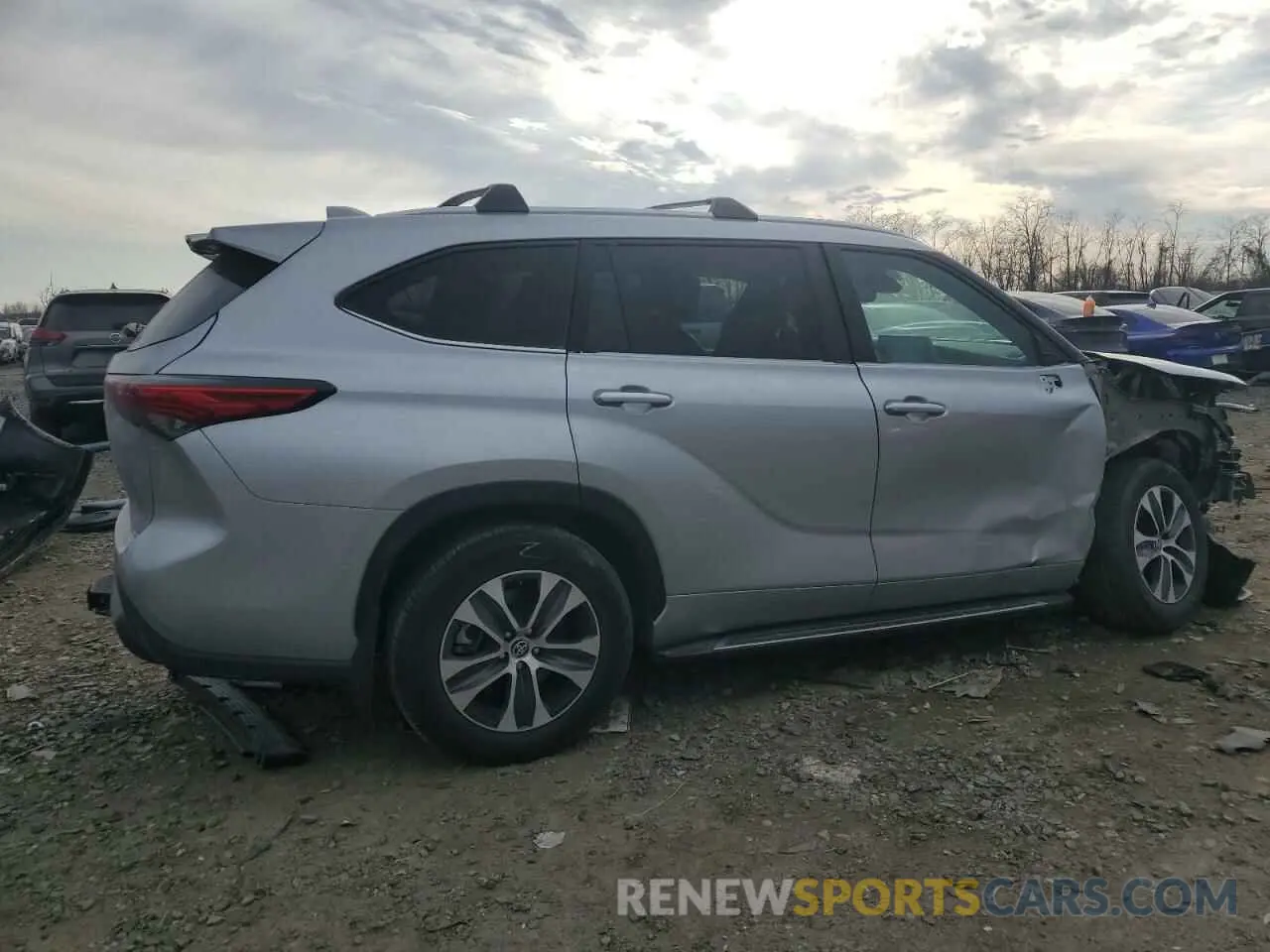 3 Photograph of a damaged car 5TDKDRBH2PS014431 TOYOTA HIGHLANDER 2023