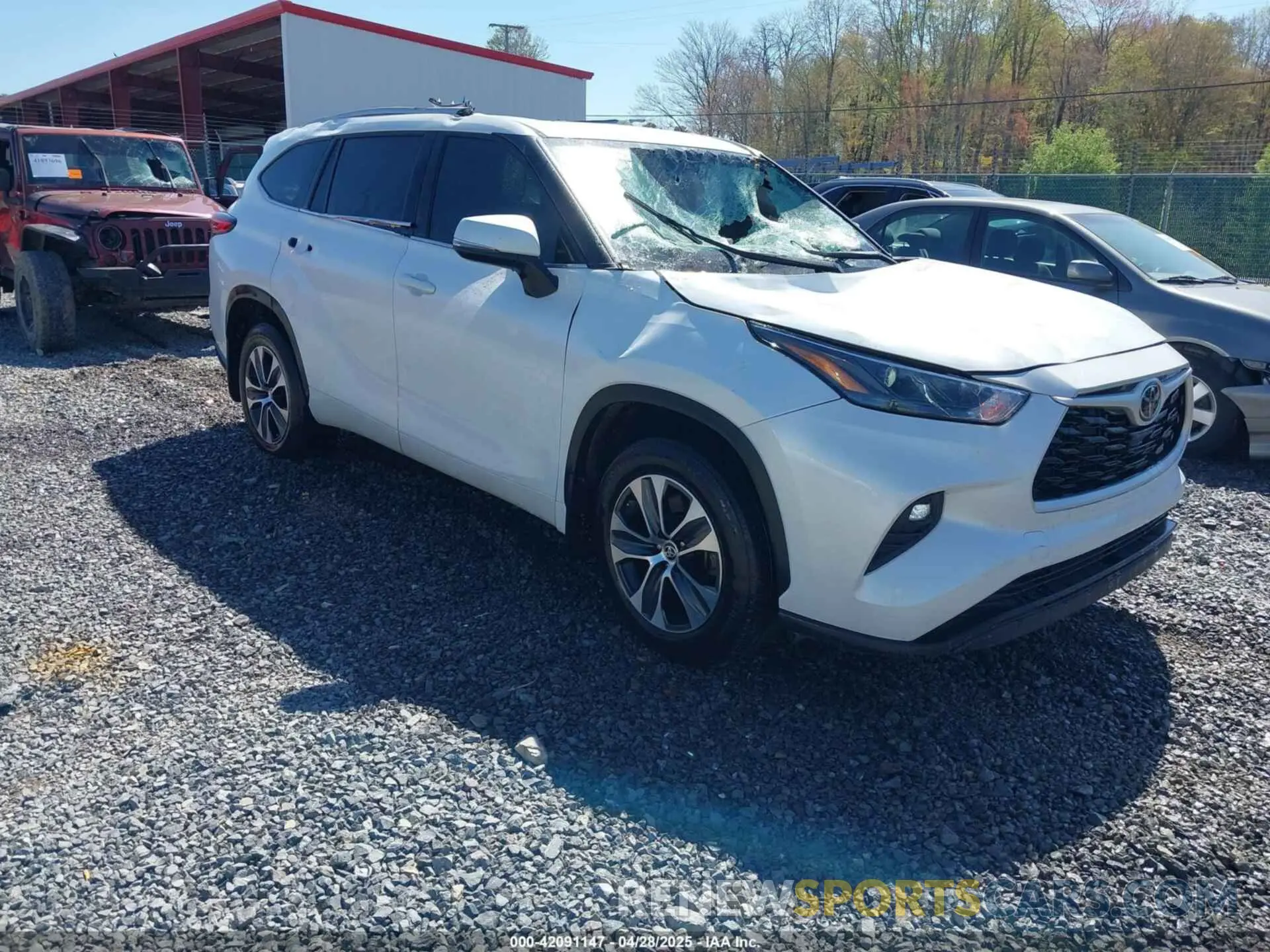 1 Photograph of a damaged car 5TDKDRBH2PS041970 TOYOTA HIGHLANDER 2023