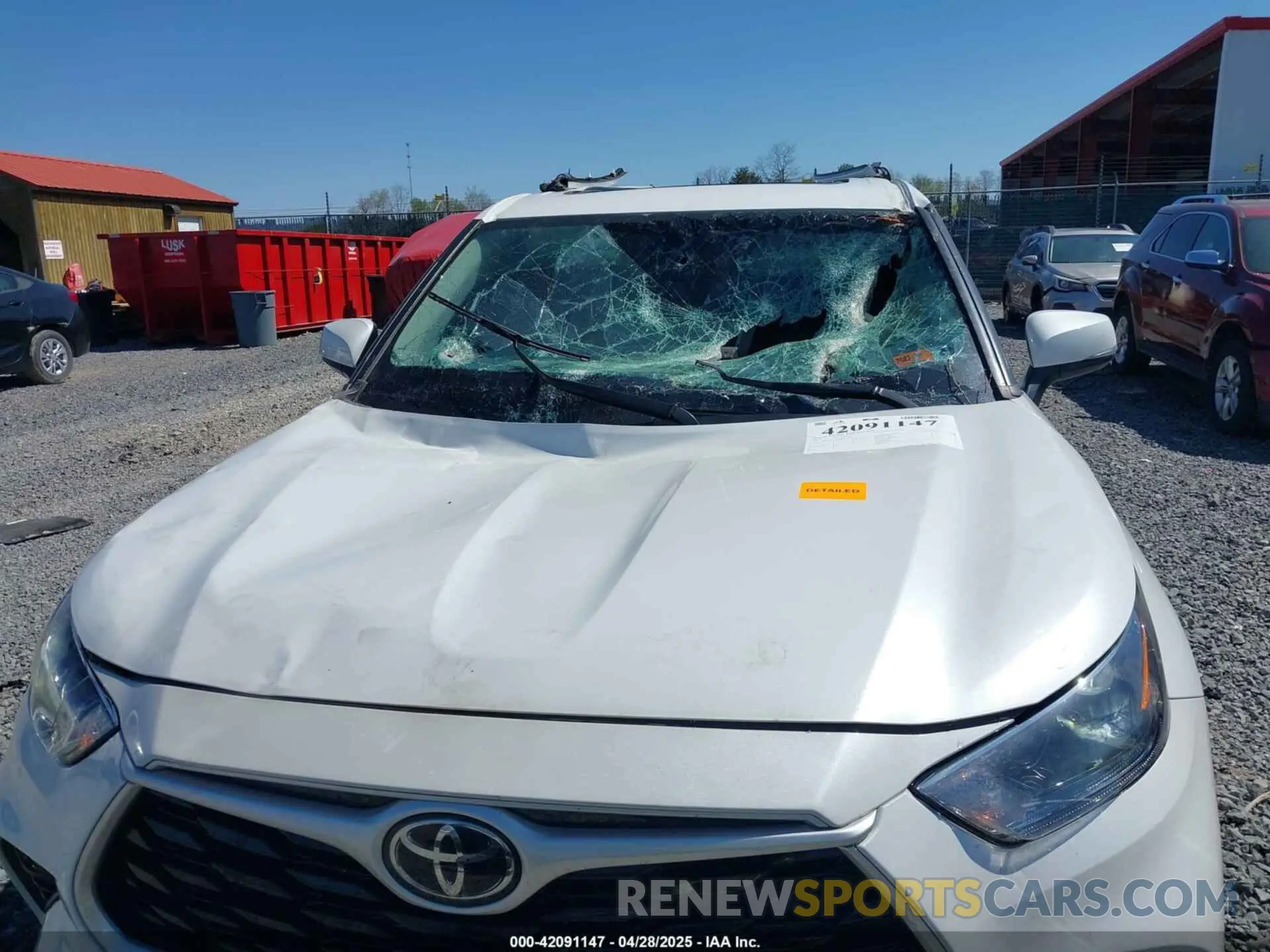 6 Photograph of a damaged car 5TDKDRBH2PS041970 TOYOTA HIGHLANDER 2023