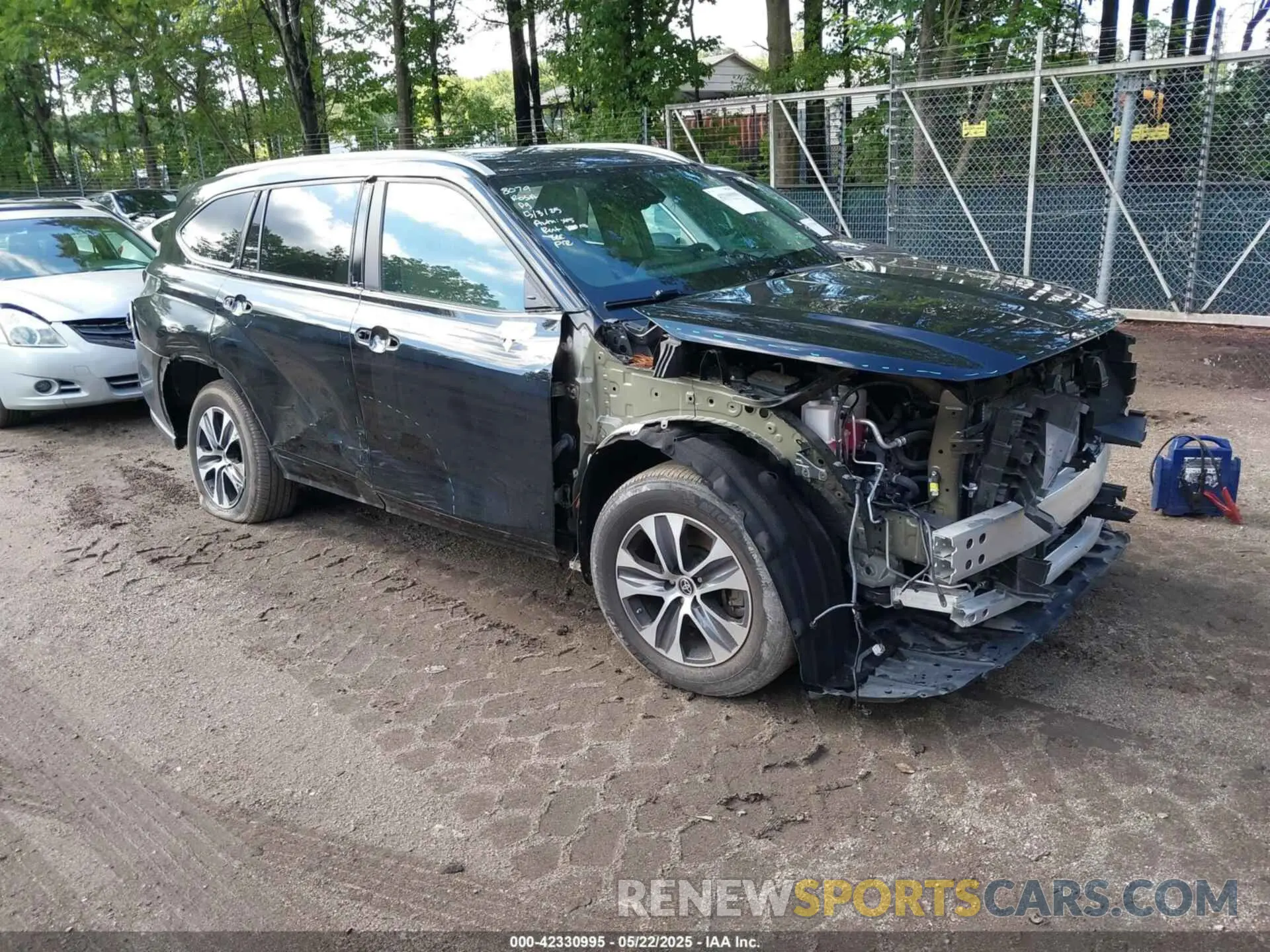 1 Photograph of a damaged car 5TDKDRBH2PS503377 TOYOTA HIGHLANDER 2023