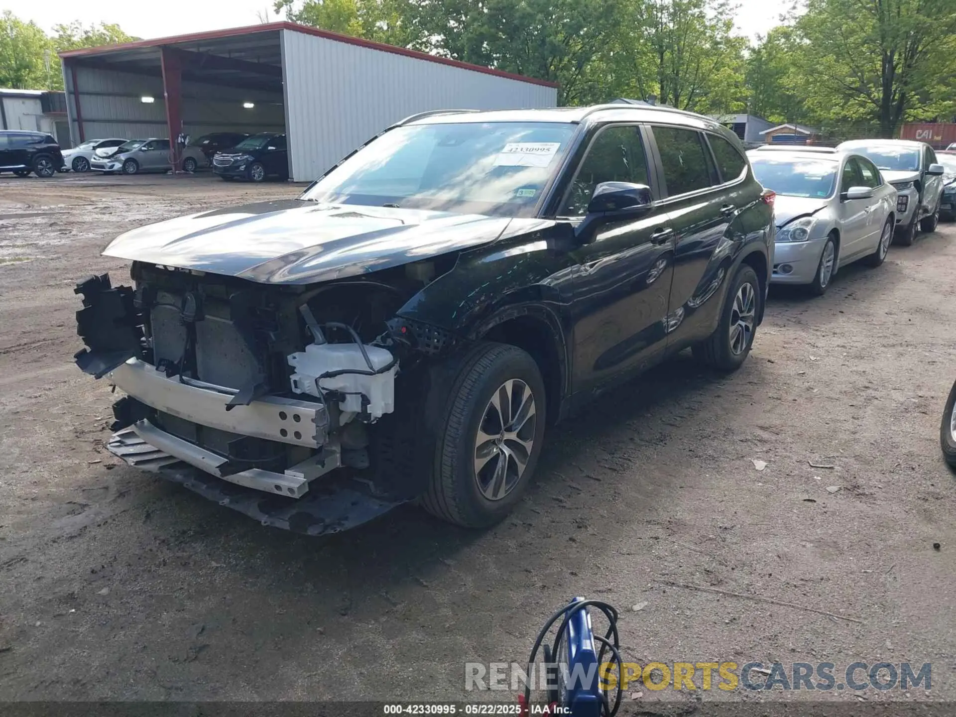 2 Photograph of a damaged car 5TDKDRBH2PS503377 TOYOTA HIGHLANDER 2023