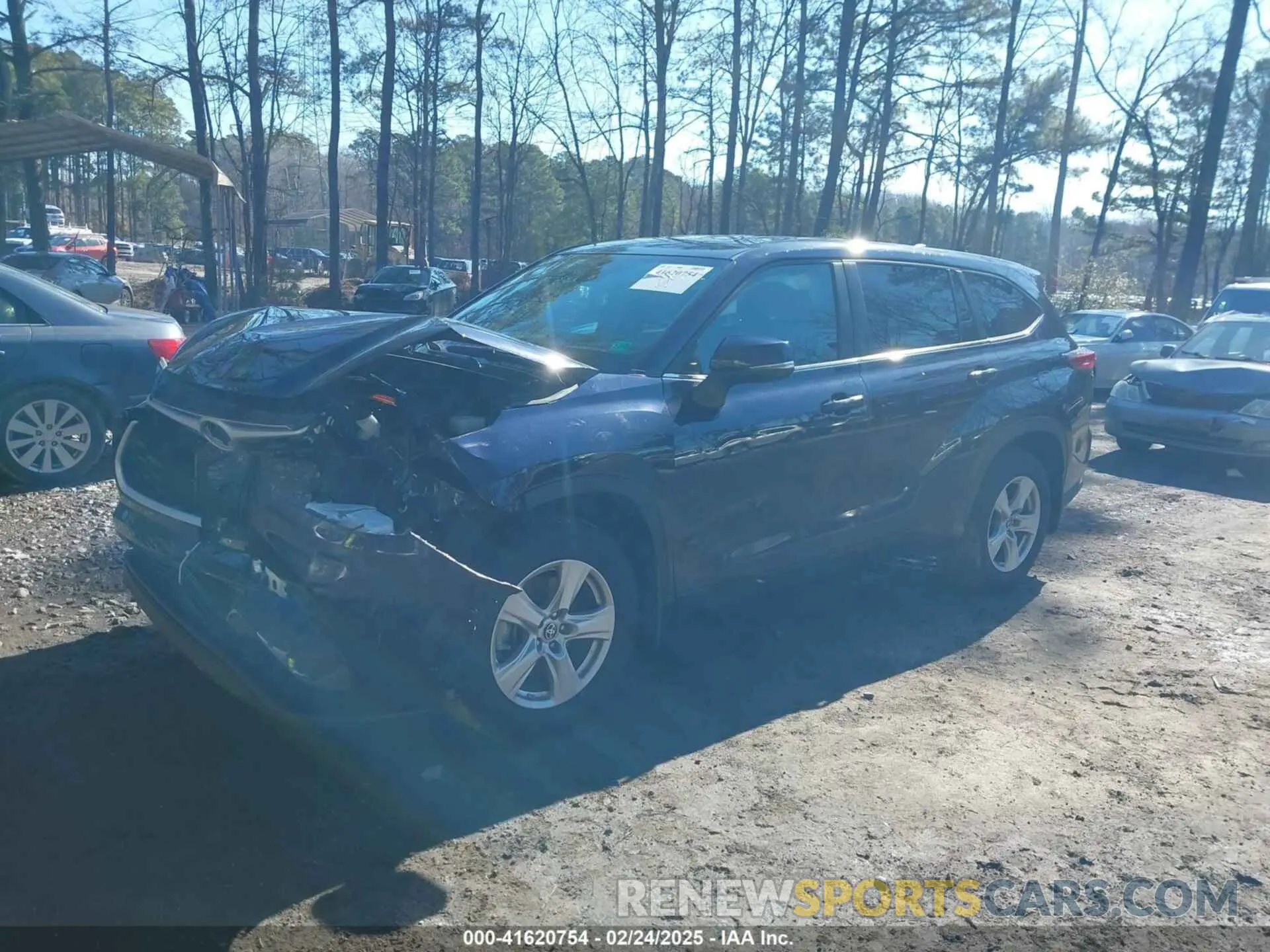 2 Photograph of a damaged car 5TDKDRBH2PS514850 TOYOTA HIGHLANDER 2023