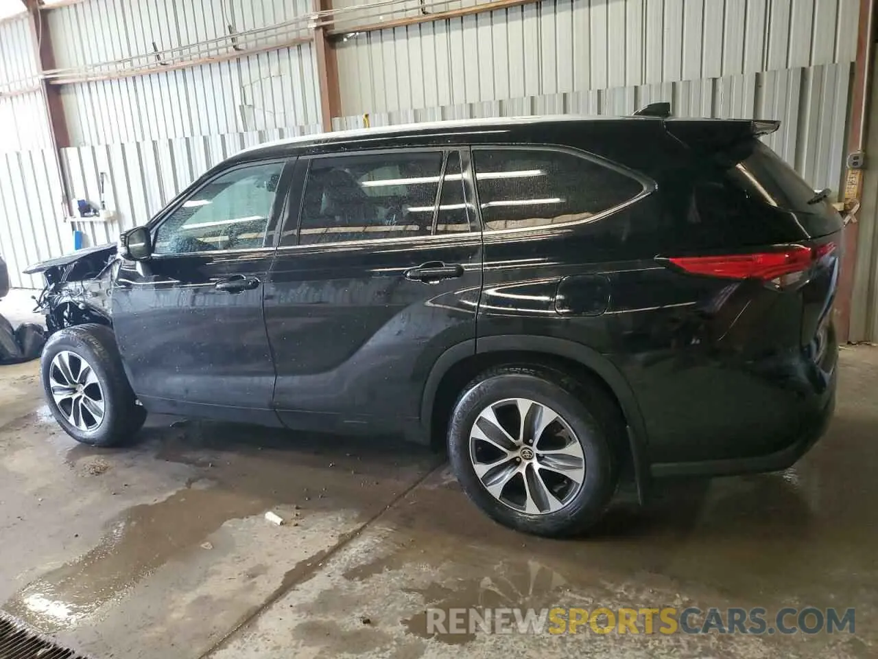 2 Photograph of a damaged car 5TDKDRBH3PS001526 TOYOTA HIGHLANDER 2023