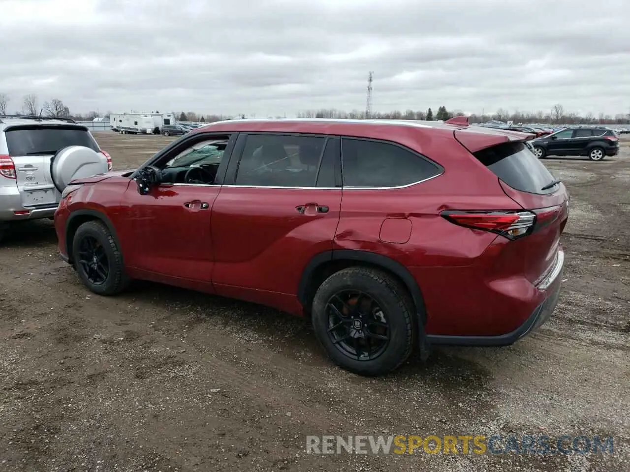 2 Photograph of a damaged car 5TDKDRBH3PS006015 TOYOTA HIGHLANDER 2023