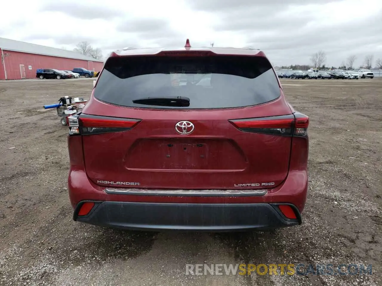 6 Photograph of a damaged car 5TDKDRBH3PS006015 TOYOTA HIGHLANDER 2023