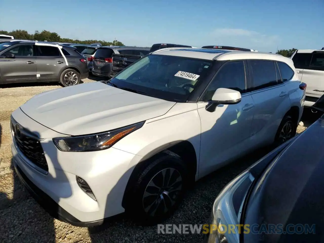 1 Photograph of a damaged car 5TDKDRBH3PS007889 TOYOTA HIGHLANDER 2023