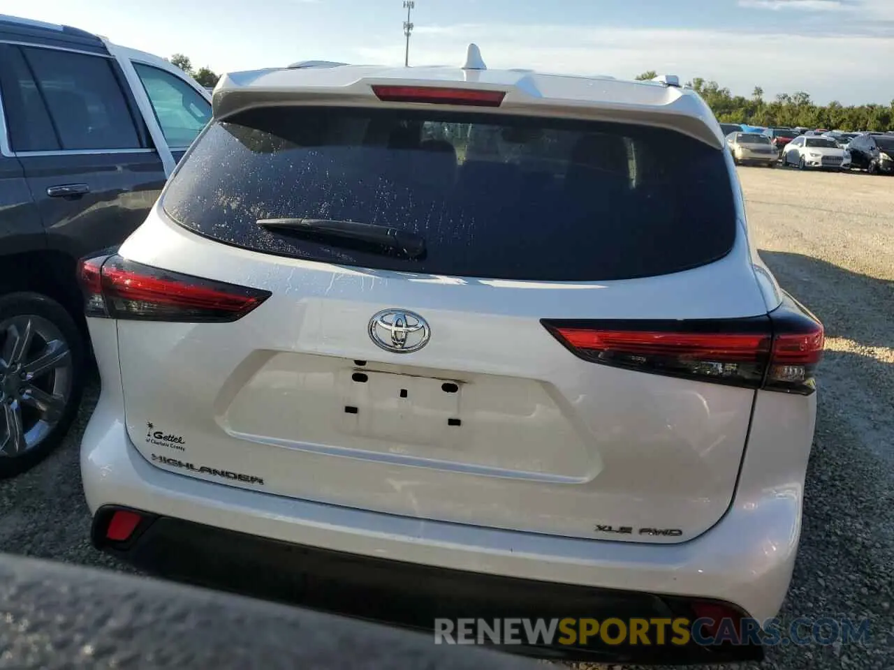 6 Photograph of a damaged car 5TDKDRBH3PS007889 TOYOTA HIGHLANDER 2023