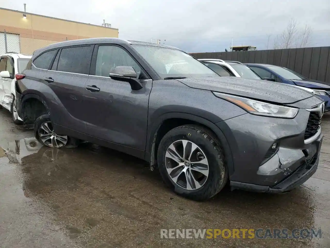 4 Photograph of a damaged car 5TDKDRBH3PS027513 TOYOTA HIGHLANDER 2023