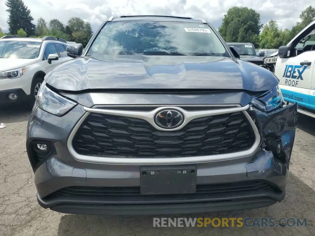 5 Photograph of a damaged car 5TDKDRBH3PS042321 TOYOTA HIGHLANDER 2023