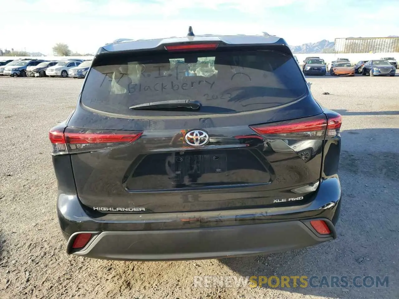 6 Photograph of a damaged car 5TDKDRBH3PS505252 TOYOTA HIGHLANDER 2023