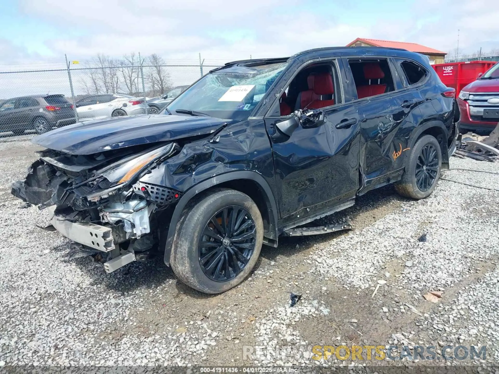 2 Photograph of a damaged car 5TDKDRBH3PS519894 TOYOTA HIGHLANDER 2023