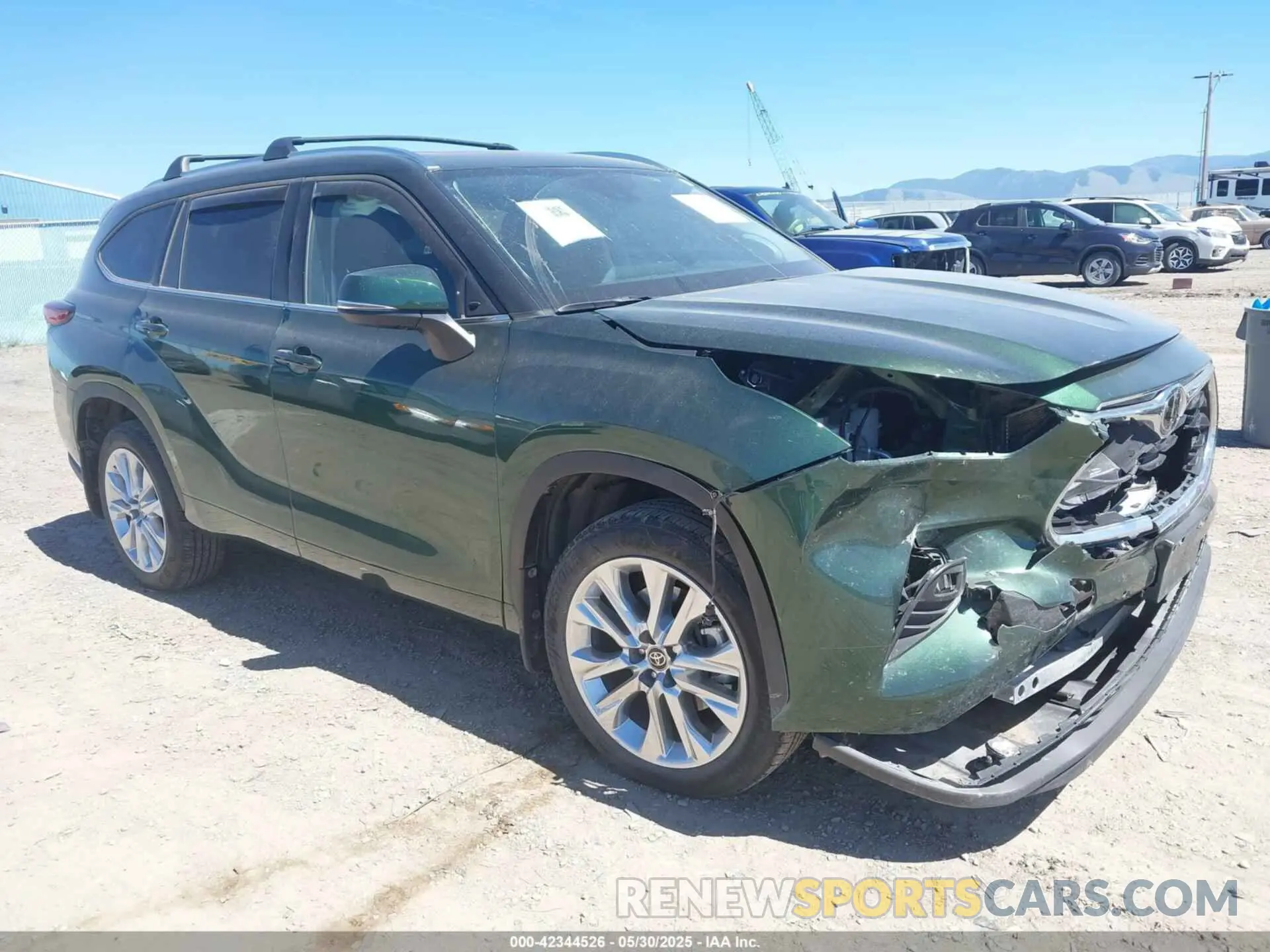 1 Photograph of a damaged car 5TDKDRBH3PS520012 TOYOTA HIGHLANDER 2023