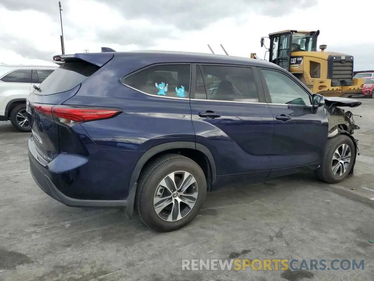 3 Photograph of a damaged car 5TDKDRBH4PS500853 TOYOTA HIGHLANDER 2023