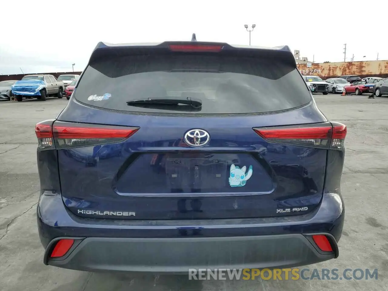 6 Photograph of a damaged car 5TDKDRBH4PS500853 TOYOTA HIGHLANDER 2023