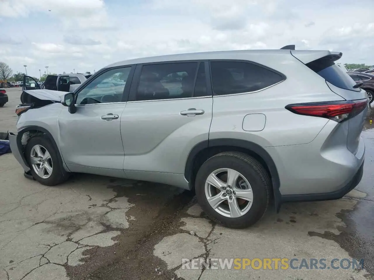 2 Photograph of a damaged car 5TDKDRBH5PS009207 TOYOTA HIGHLANDER 2023