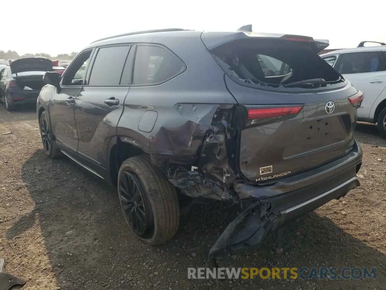 2 Photograph of a damaged car 5TDKDRBH5PS014570 TOYOTA HIGHLANDER 2023