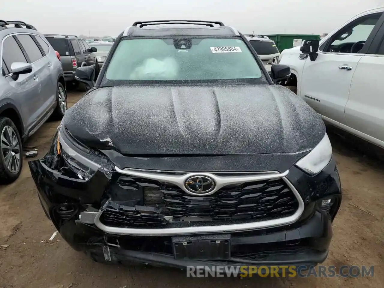 5 Photograph of a damaged car 5TDKDRBH5PS017761 TOYOTA HIGHLANDER 2023