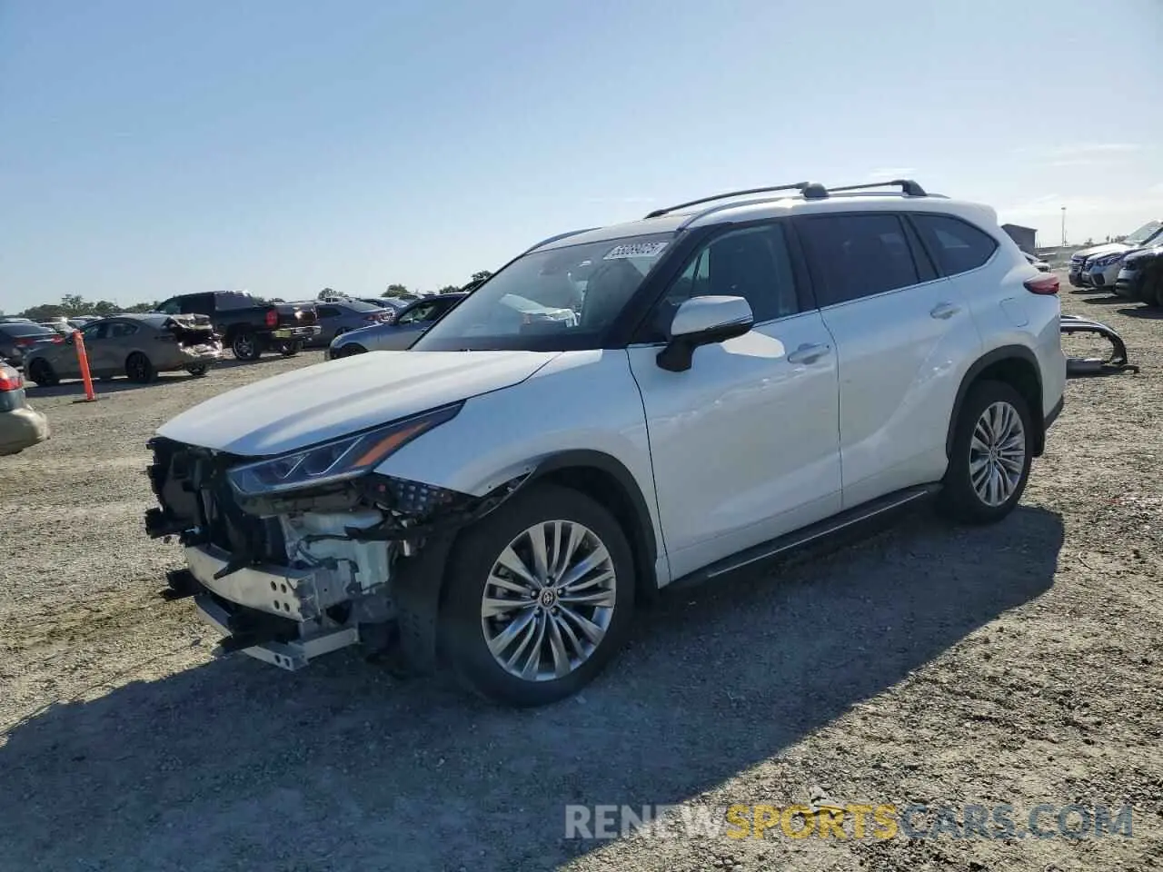 1 Photograph of a damaged car 5TDKDRBH5PS026654 TOYOTA HIGHLANDER 2023