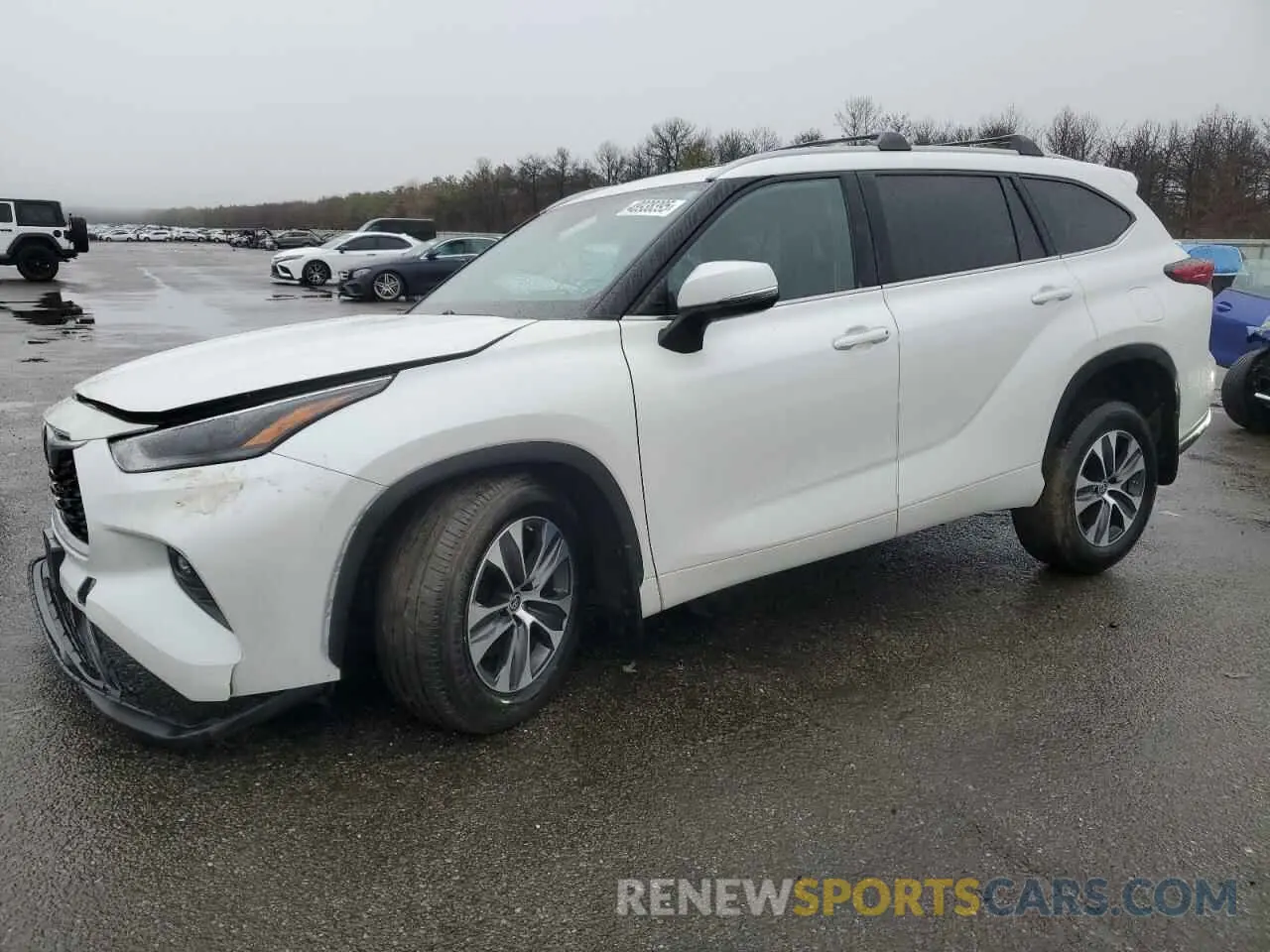 1 Photograph of a damaged car 5TDKDRBH5PS028565 TOYOTA HIGHLANDER 2023