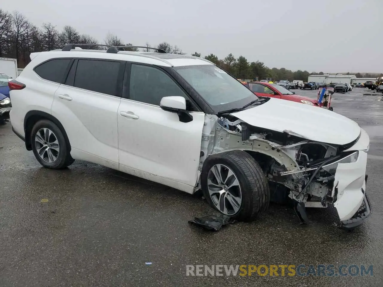 4 Photograph of a damaged car 5TDKDRBH5PS028565 TOYOTA HIGHLANDER 2023