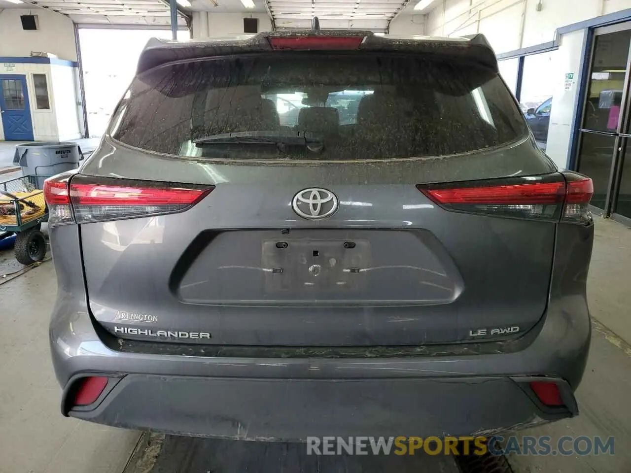 6 Photograph of a damaged car 5TDKDRBH5PS502904 TOYOTA HIGHLANDER 2023