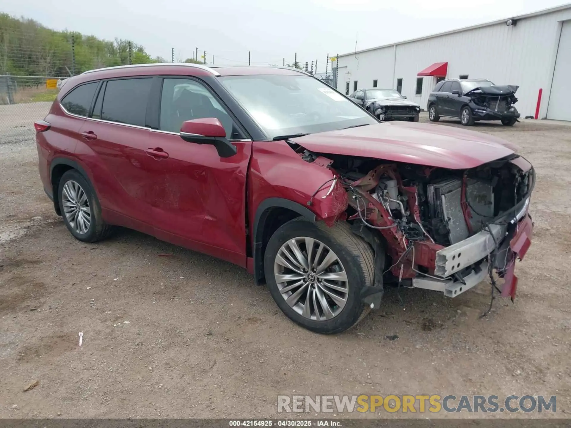 1 Photograph of a damaged car 5TDKDRBH5PS507133 TOYOTA HIGHLANDER 2023
