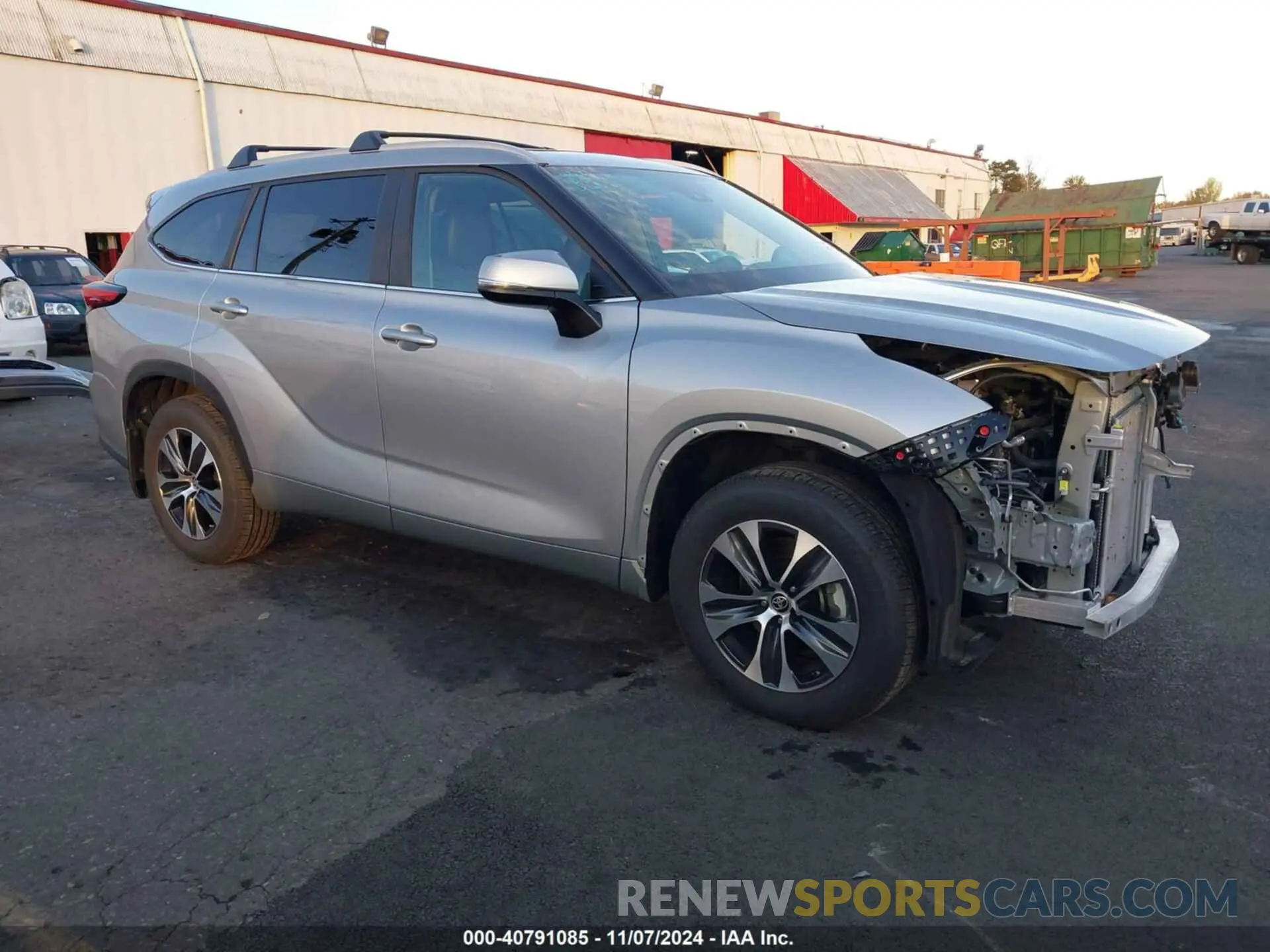1 Photograph of a damaged car 5TDKDRBH5PS509626 TOYOTA HIGHLANDER 2023