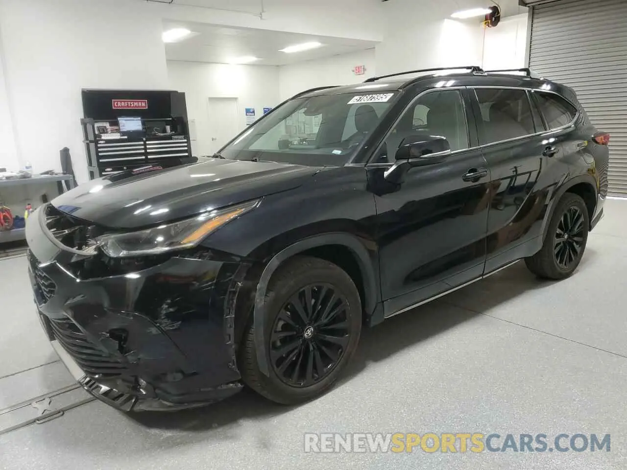 1 Photograph of a damaged car 5TDKDRBH5PS510162 TOYOTA HIGHLANDER 2023