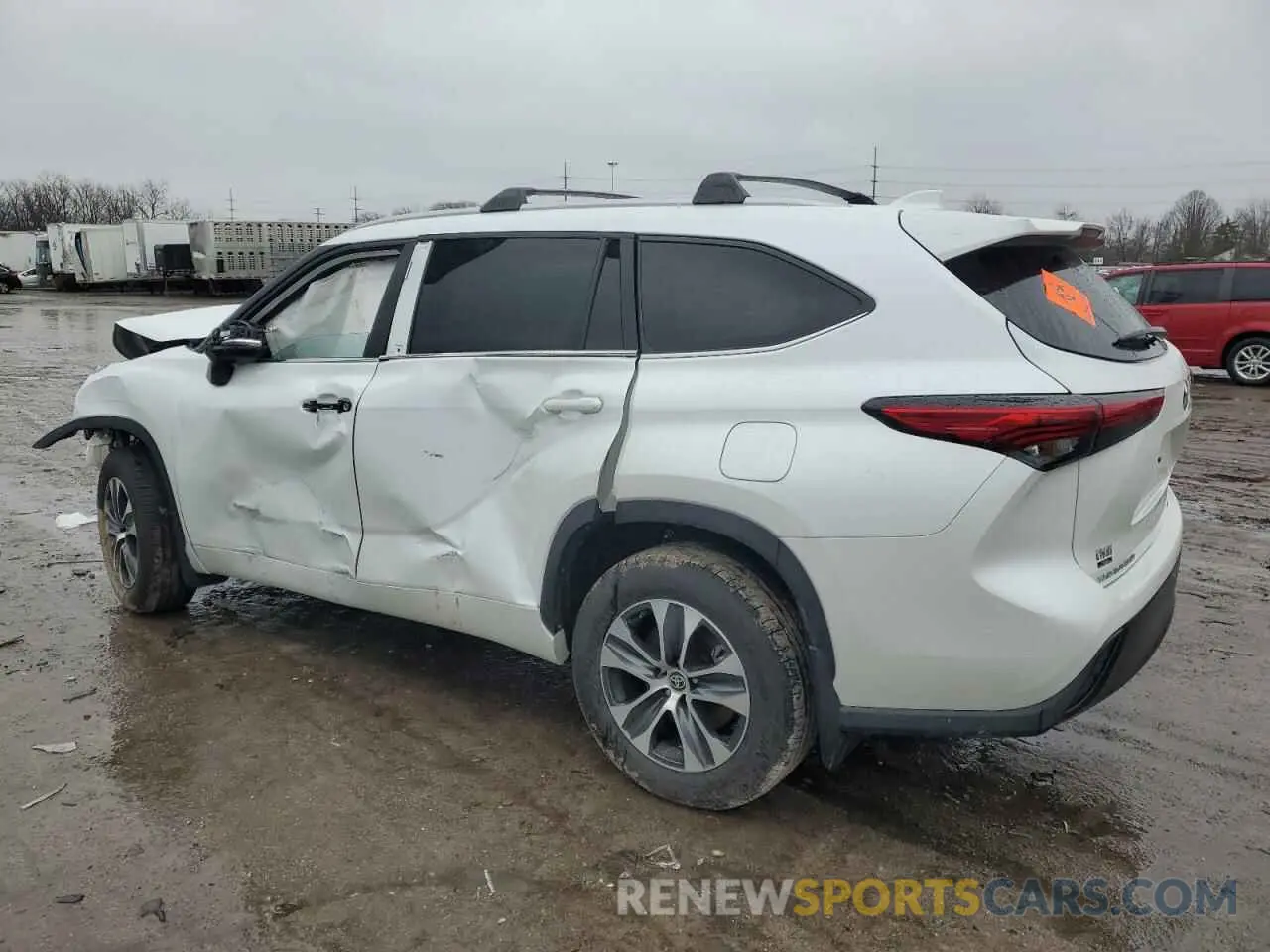 2 Photograph of a damaged car 5TDKDRBH6PS004792 TOYOTA HIGHLANDER 2023