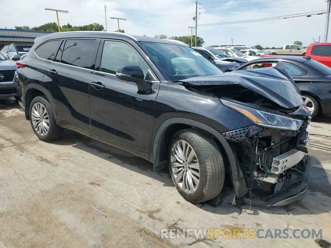 4 Photograph of a damaged car 5TDKDRBH6PS005294 TOYOTA HIGHLANDER 2023