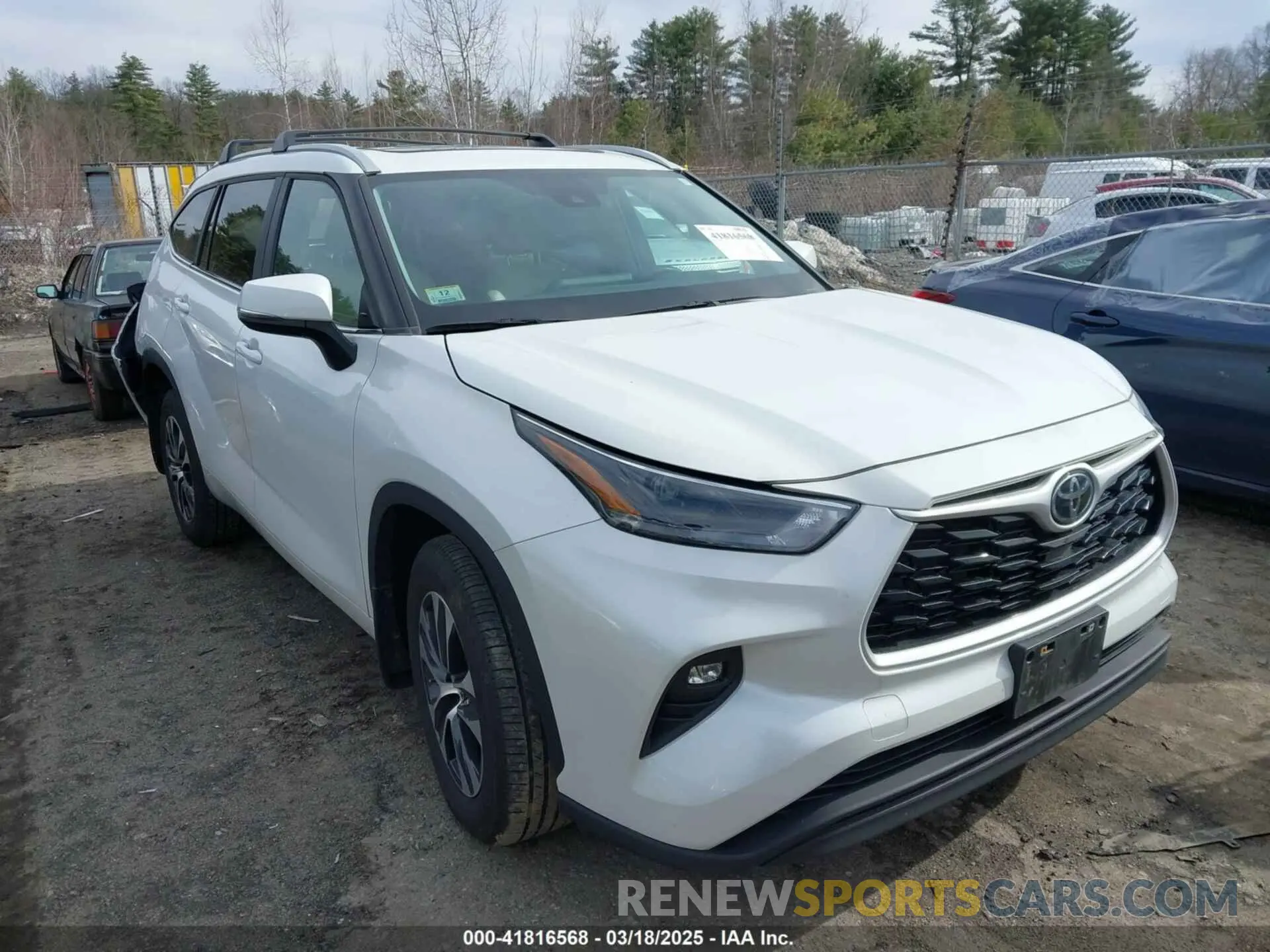 1 Photograph of a damaged car 5TDKDRBH6PS010219 TOYOTA HIGHLANDER 2023