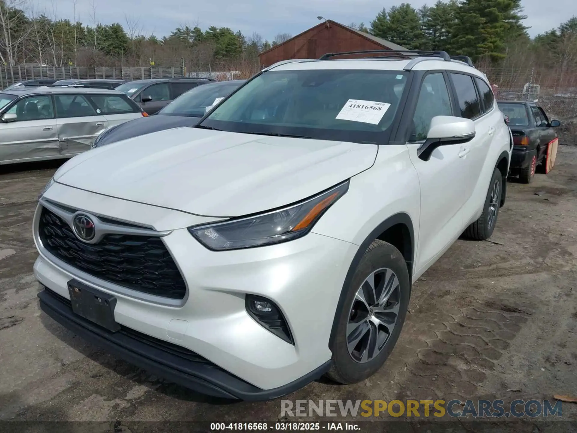 2 Photograph of a damaged car 5TDKDRBH6PS010219 TOYOTA HIGHLANDER 2023