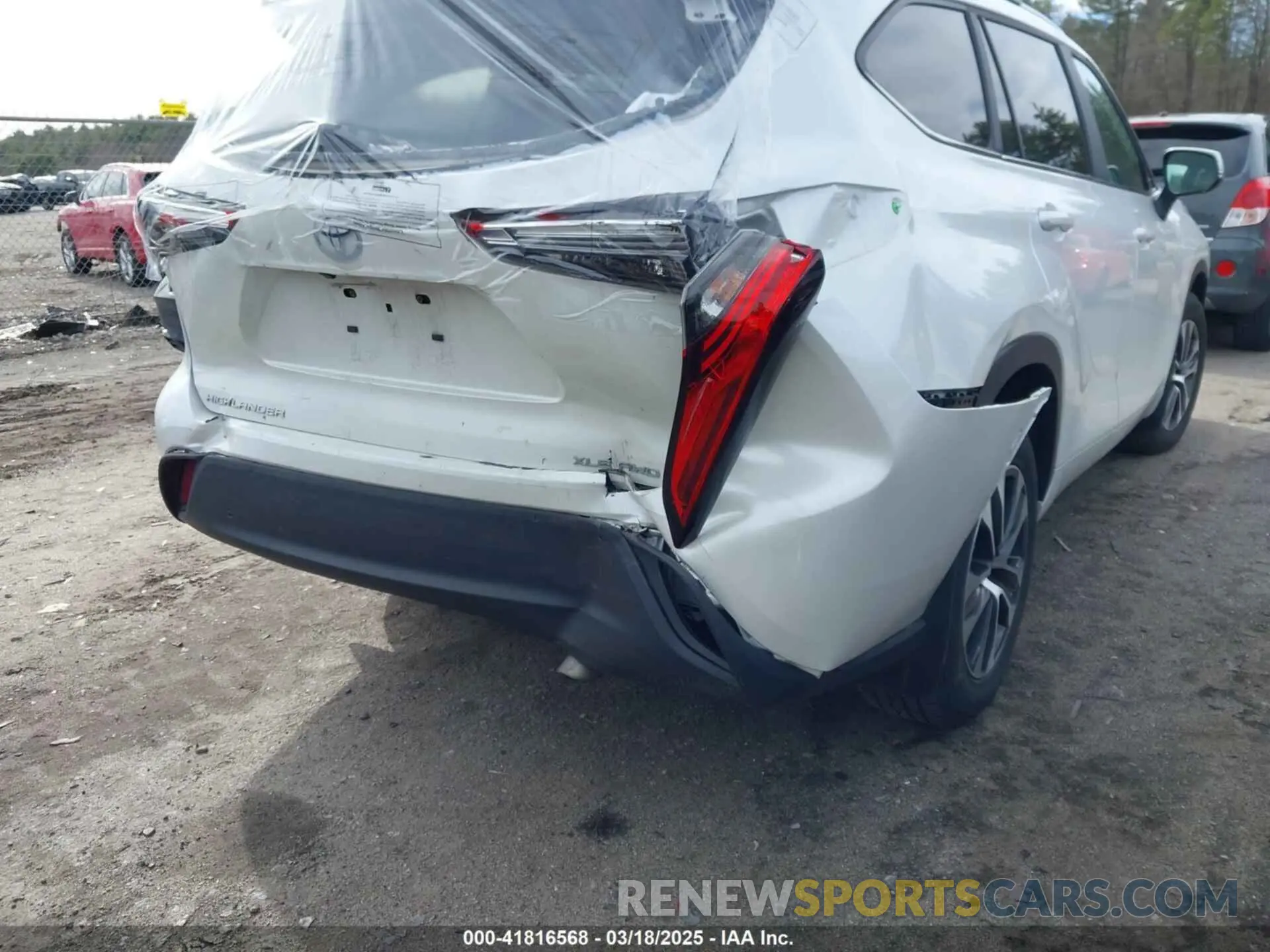 6 Photograph of a damaged car 5TDKDRBH6PS010219 TOYOTA HIGHLANDER 2023