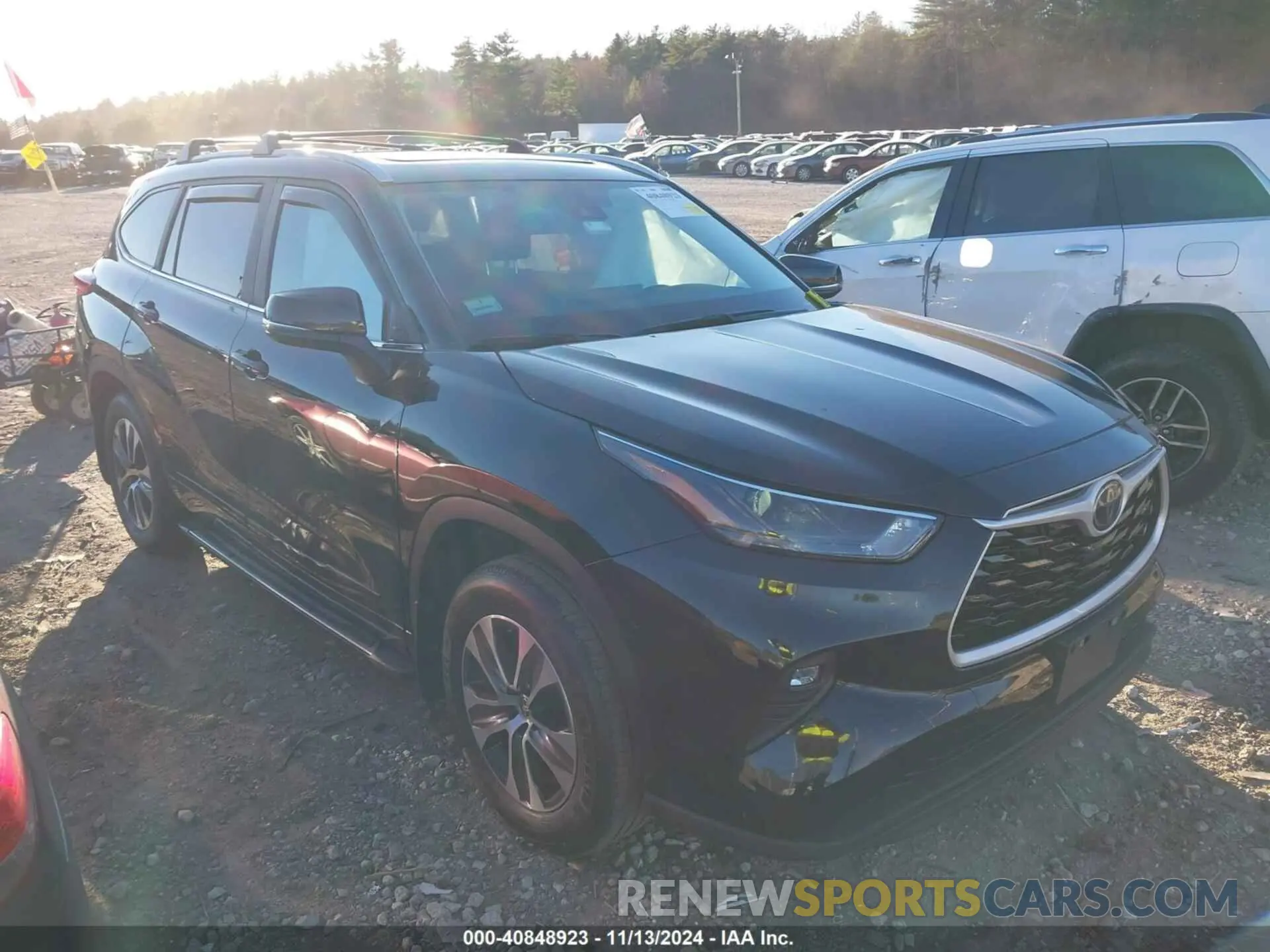 1 Photograph of a damaged car 5TDKDRBH6PS012682 TOYOTA HIGHLANDER 2023