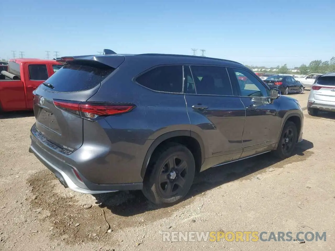 3 Photograph of a damaged car 5TDKDRBH6PS015002 TOYOTA HIGHLANDER 2023