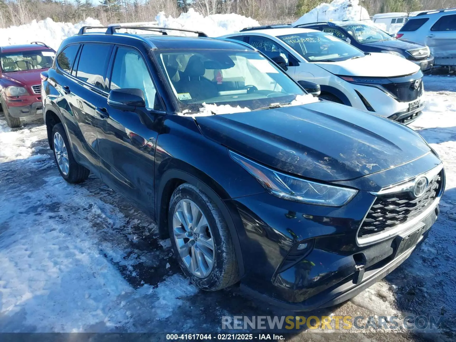 1 Photograph of a damaged car 5TDKDRBH6PS034374 TOYOTA HIGHLANDER 2023