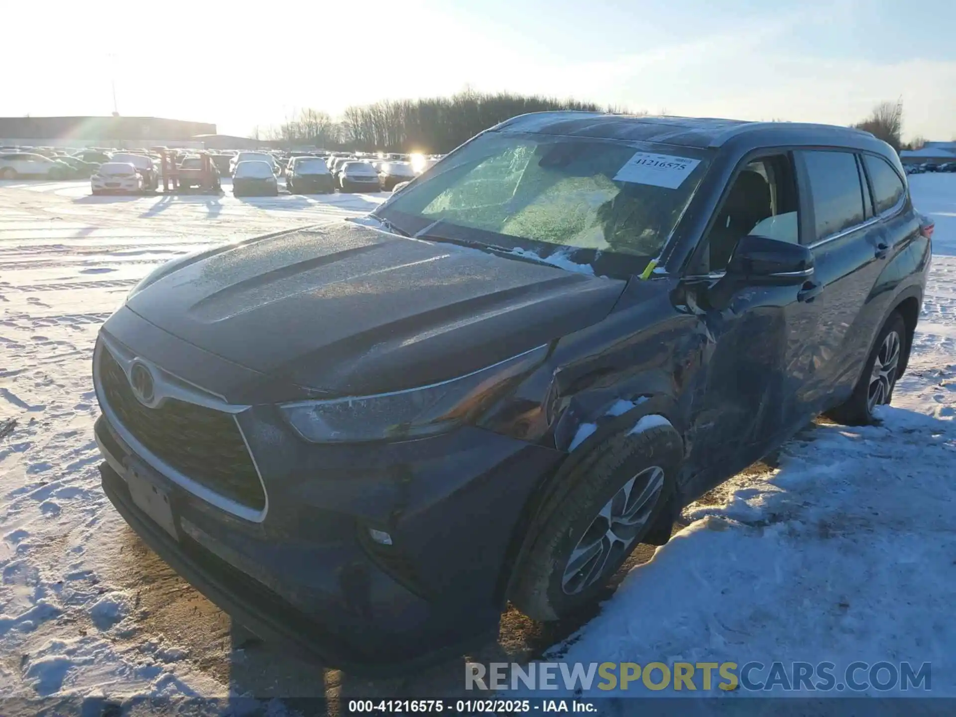 6 Photograph of a damaged car 5TDKDRBH6PS037808 TOYOTA HIGHLANDER 2023