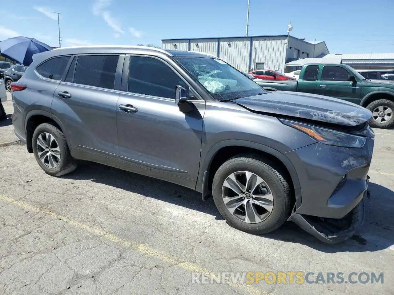 4 Photograph of a damaged car 5TDKDRBH6PS045651 TOYOTA HIGHLANDER 2023