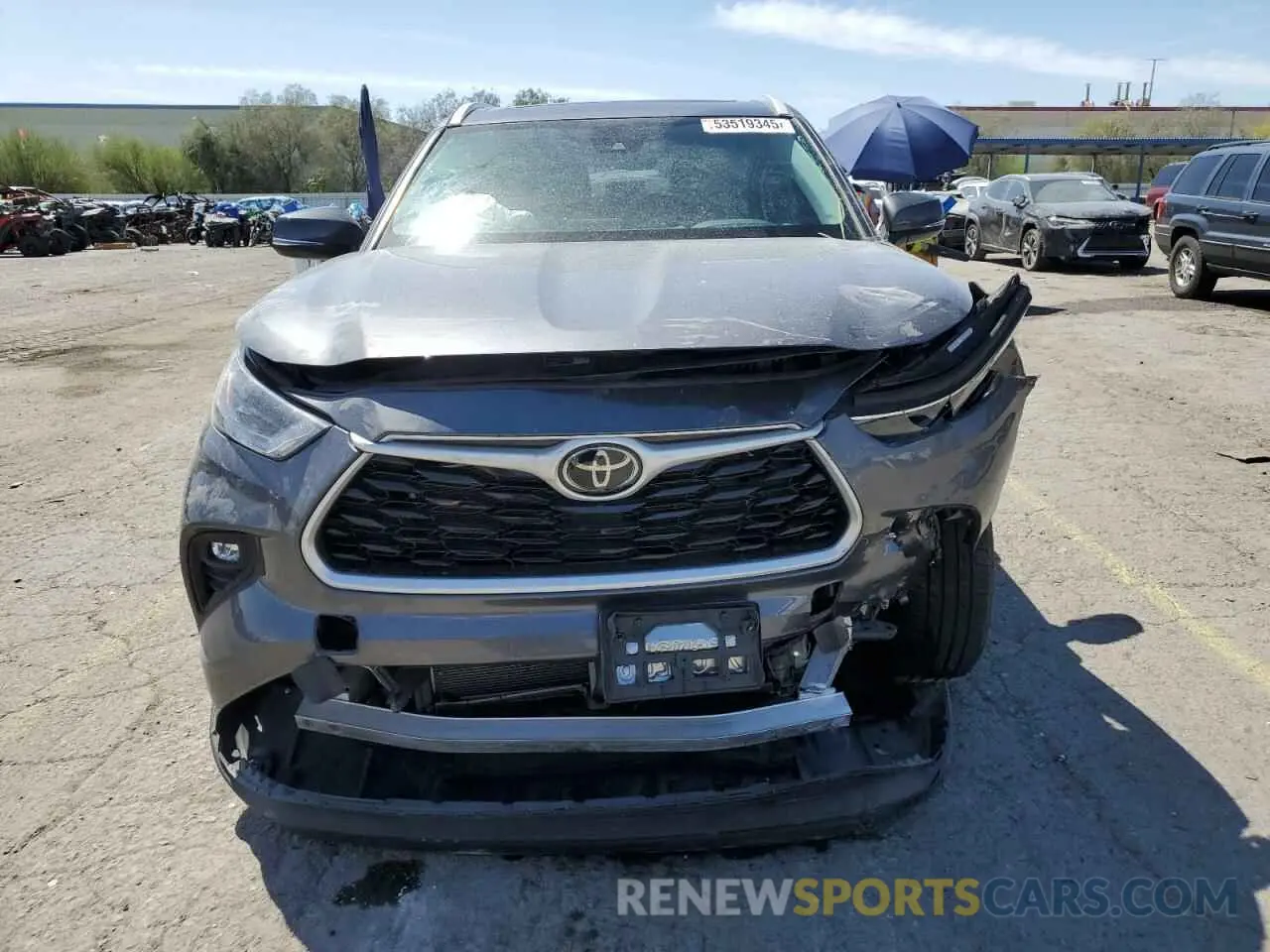 5 Photograph of a damaged car 5TDKDRBH6PS045651 TOYOTA HIGHLANDER 2023