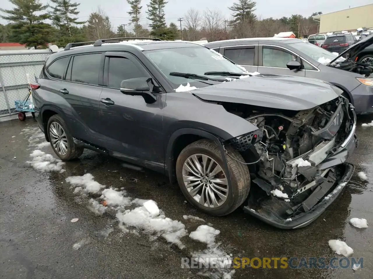 4 Photograph of a damaged car 5TDKDRBH6PS507304 TOYOTA HIGHLANDER 2023
