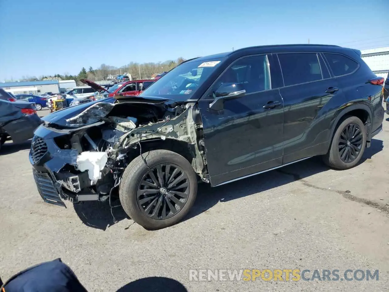 1 Photograph of a damaged car 5TDKDRBH6PS507450 TOYOTA HIGHLANDER 2023