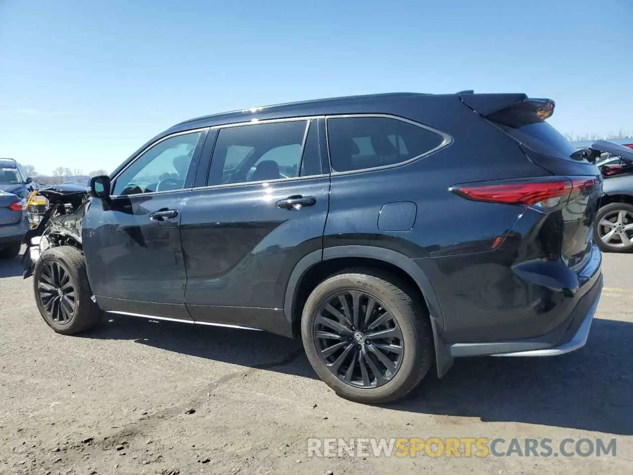 2 Photograph of a damaged car 5TDKDRBH6PS507450 TOYOTA HIGHLANDER 2023