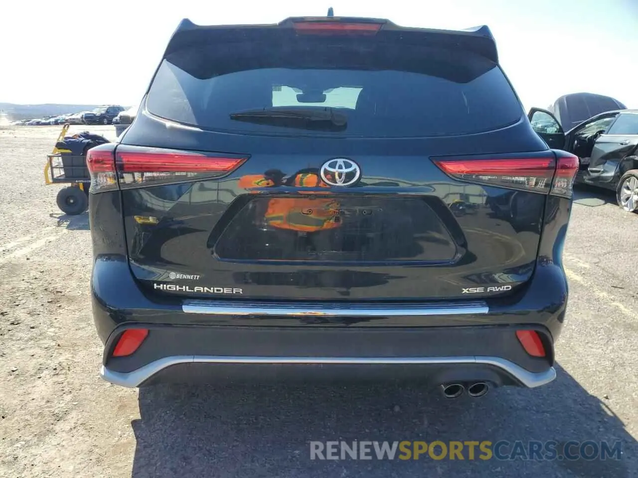 6 Photograph of a damaged car 5TDKDRBH6PS507450 TOYOTA HIGHLANDER 2023
