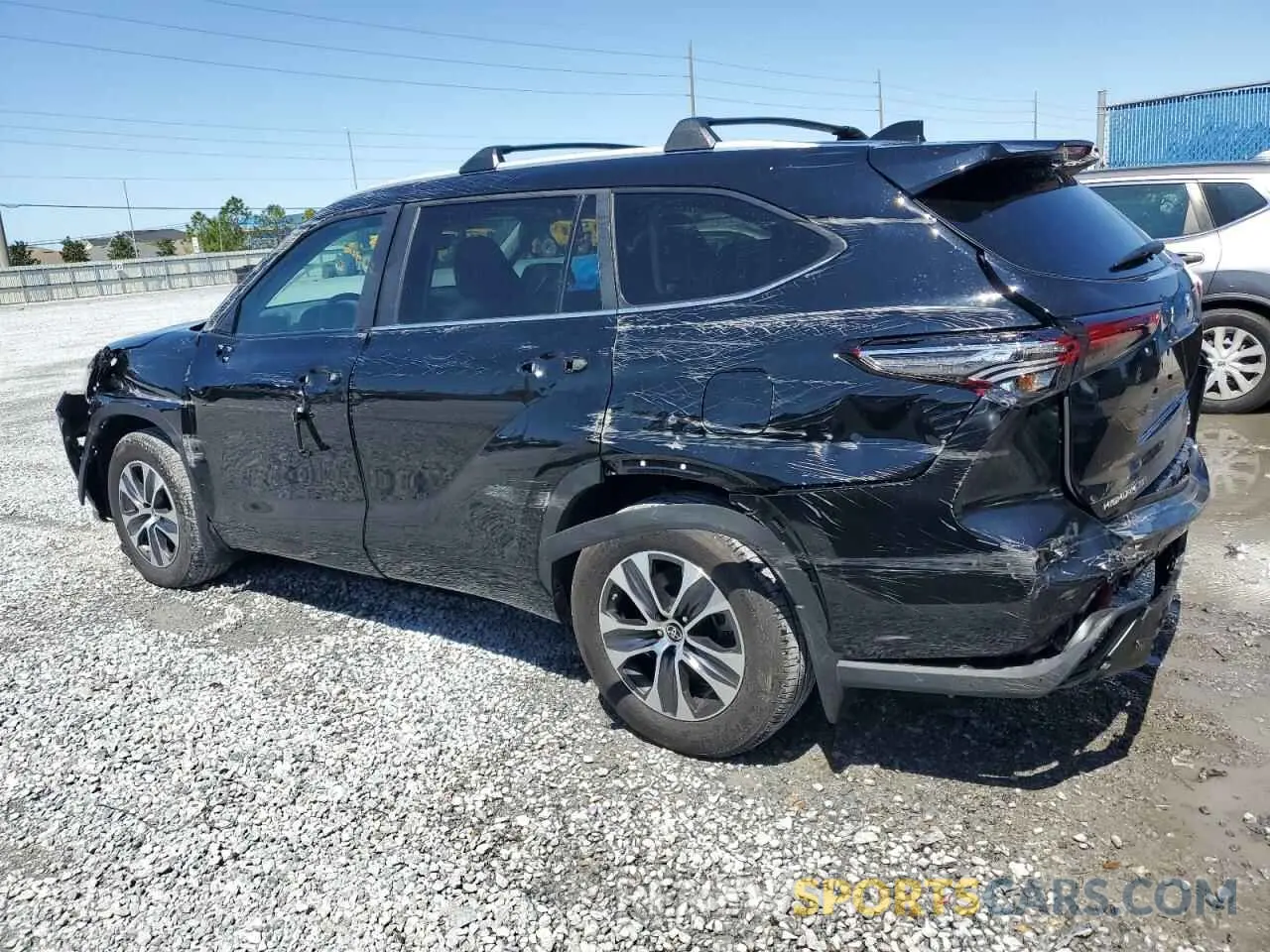 2 Photograph of a damaged car 5TDKDRBH6PS525608 TOYOTA HIGHLANDER 2023