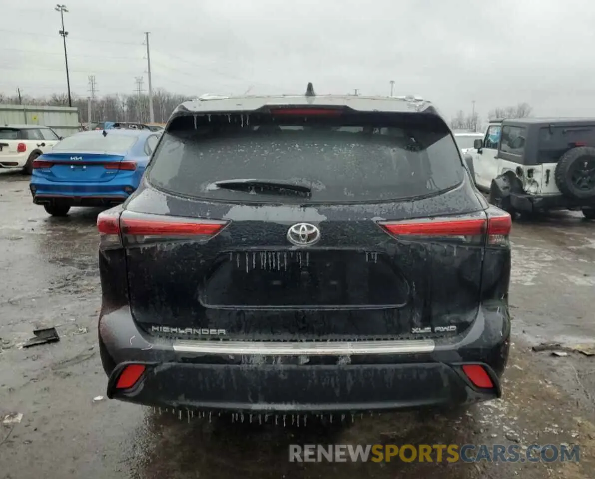 6 Photograph of a damaged car 5TDKDRBH7PS014067 TOYOTA HIGHLANDER 2023