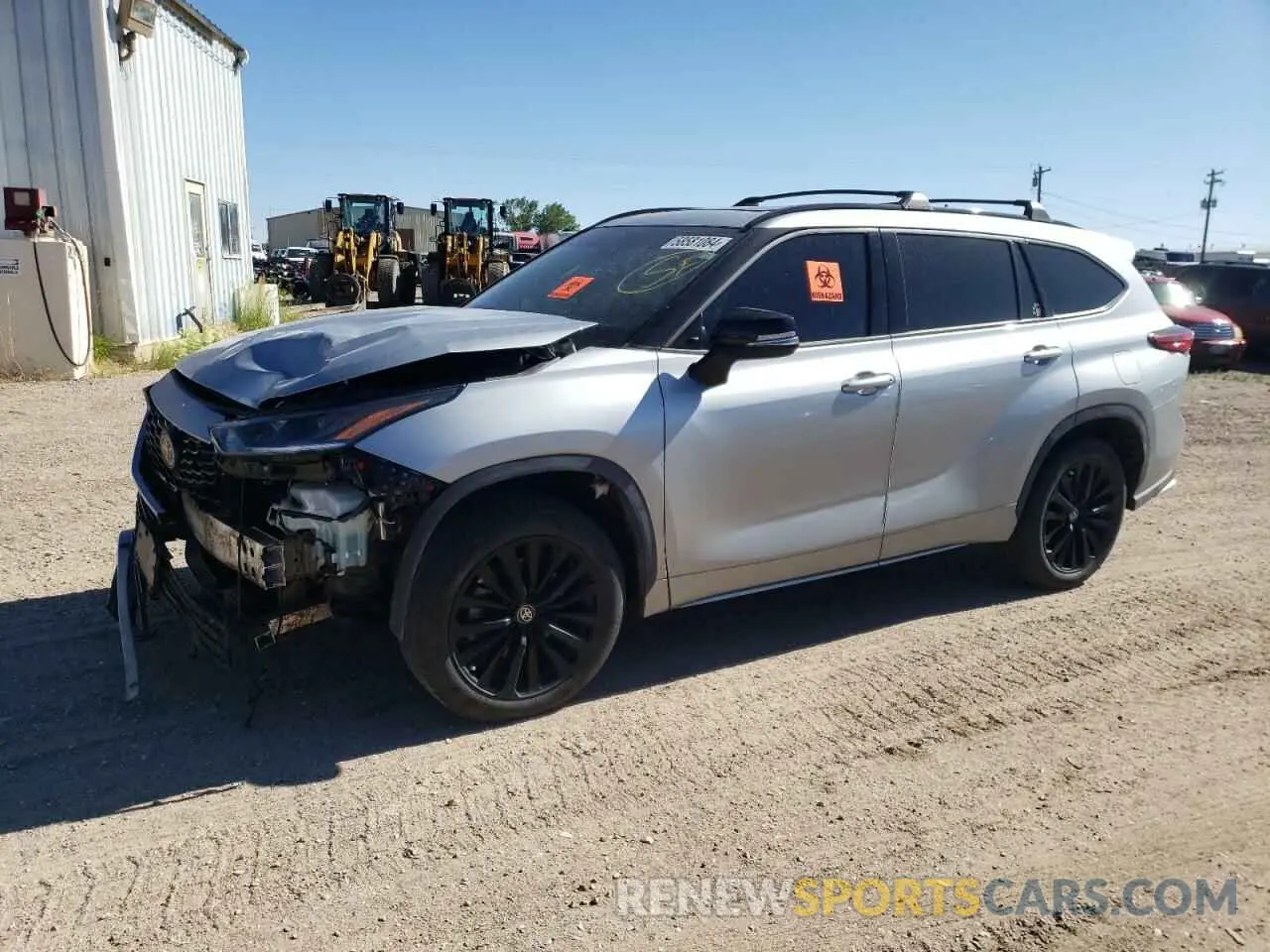 1 Photograph of a damaged car 5TDKDRBH7PS017132 TOYOTA HIGHLANDER 2023