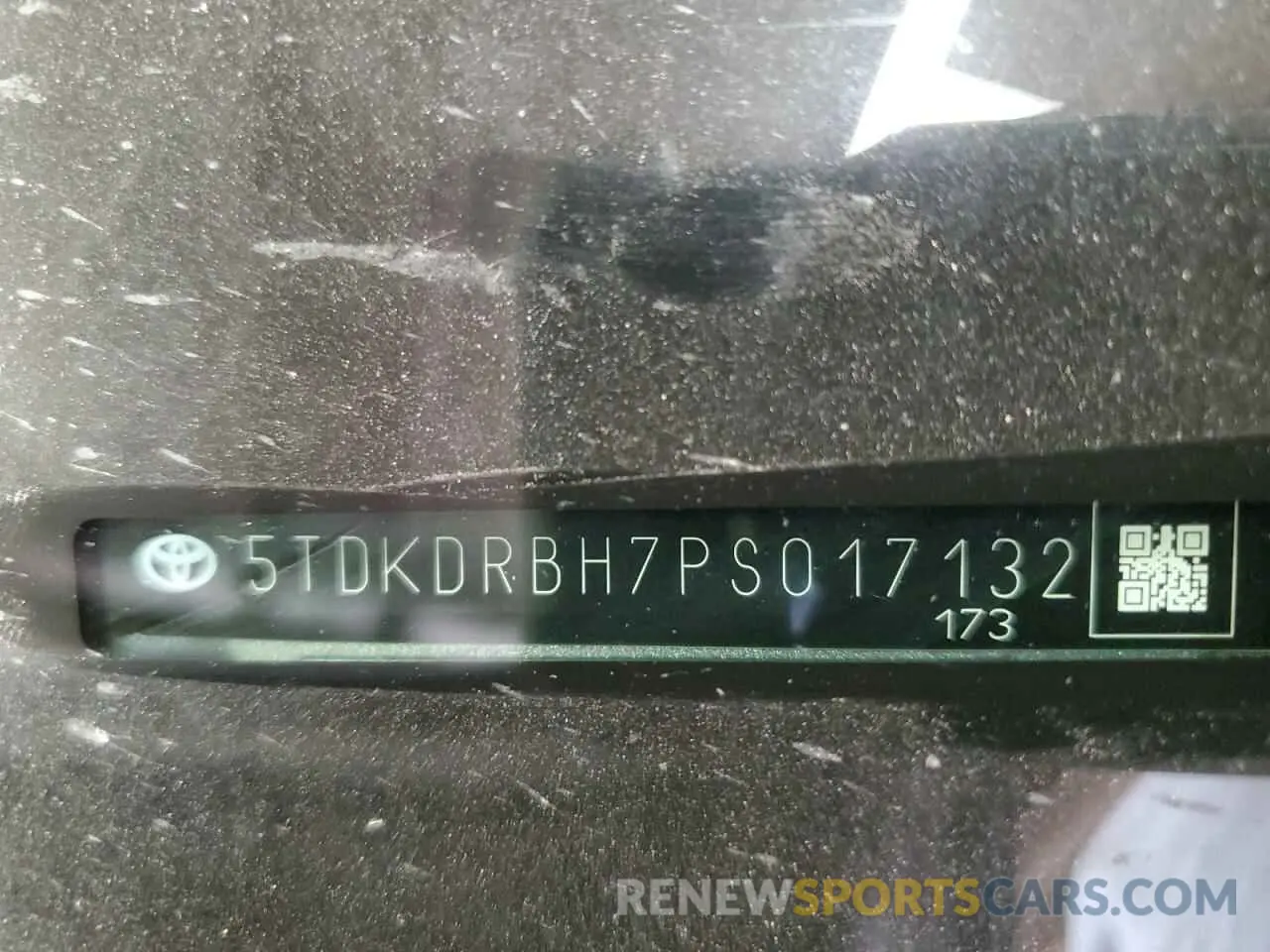 13 Photograph of a damaged car 5TDKDRBH7PS017132 TOYOTA HIGHLANDER 2023