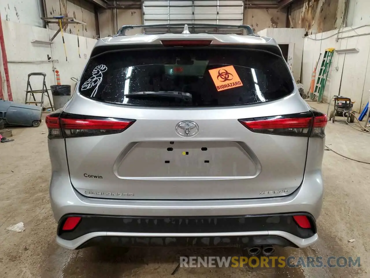 6 Photograph of a damaged car 5TDKDRBH7PS017132 TOYOTA HIGHLANDER 2023
