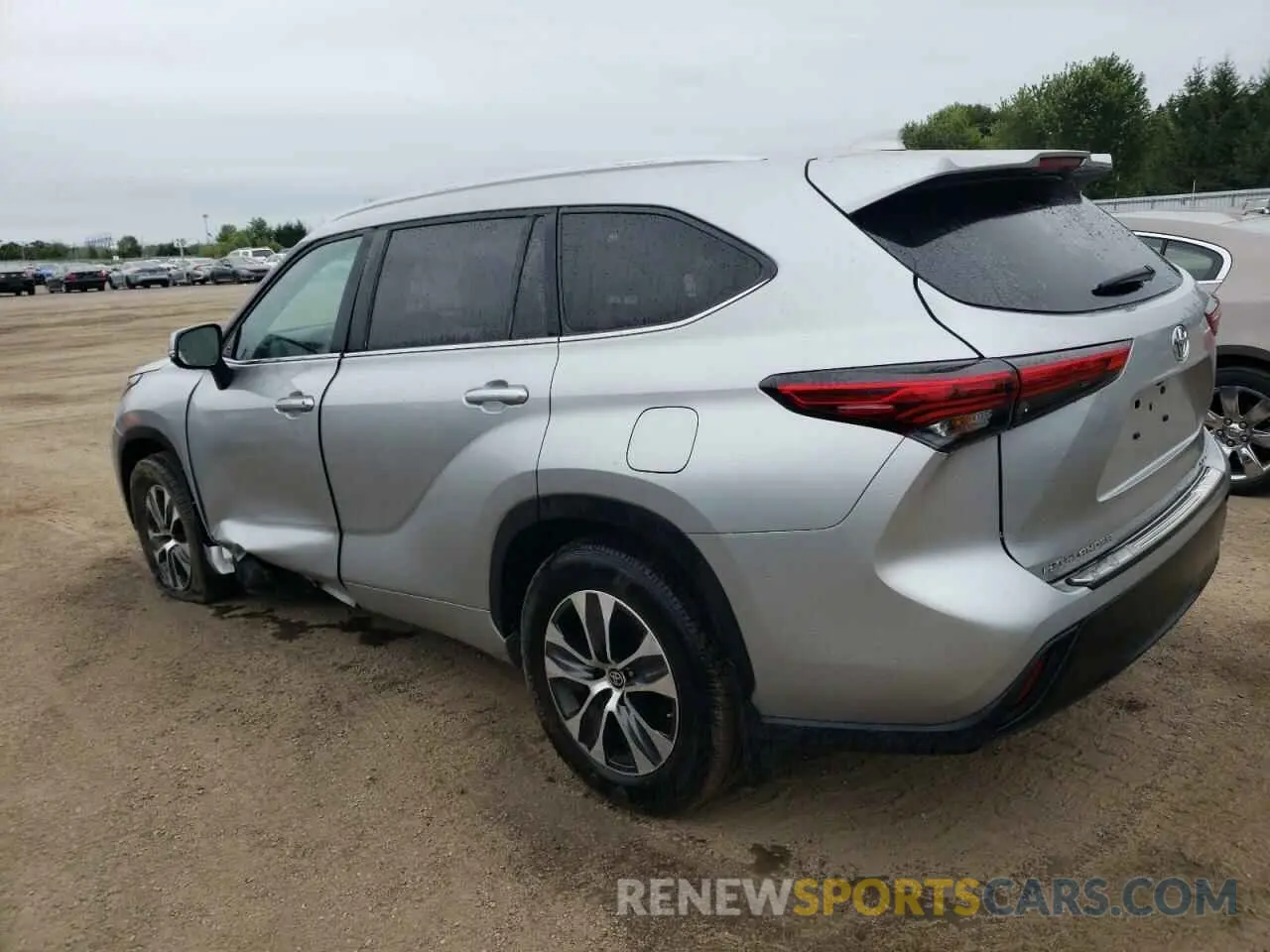 2 Photograph of a damaged car 5TDKDRBH7PS502774 TOYOTA HIGHLANDER 2023