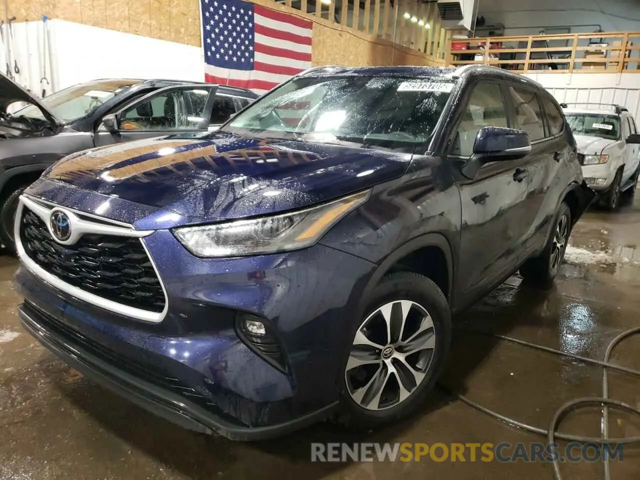 1 Photograph of a damaged car 5TDKDRBH7PS508090 TOYOTA HIGHLANDER 2023